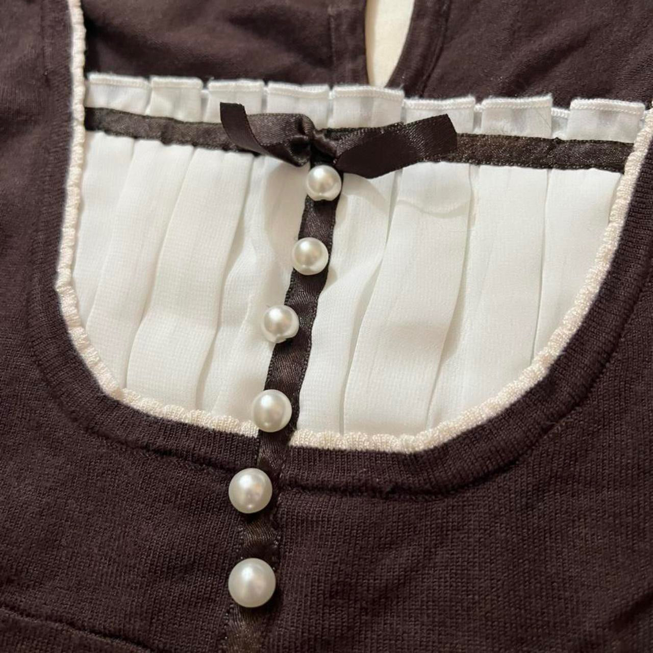Französisches Dienstmädchen-Crop-Top