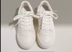 Zapatillas de lona vintage transpirables con plataforma para mujer: elegantes zapatos casuales con cordones