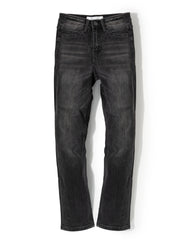 Aaron – Hoch sitzender Denim mit geradem Bein