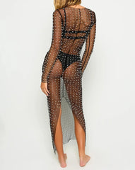 Vestido de malla Pearlesence Behold 