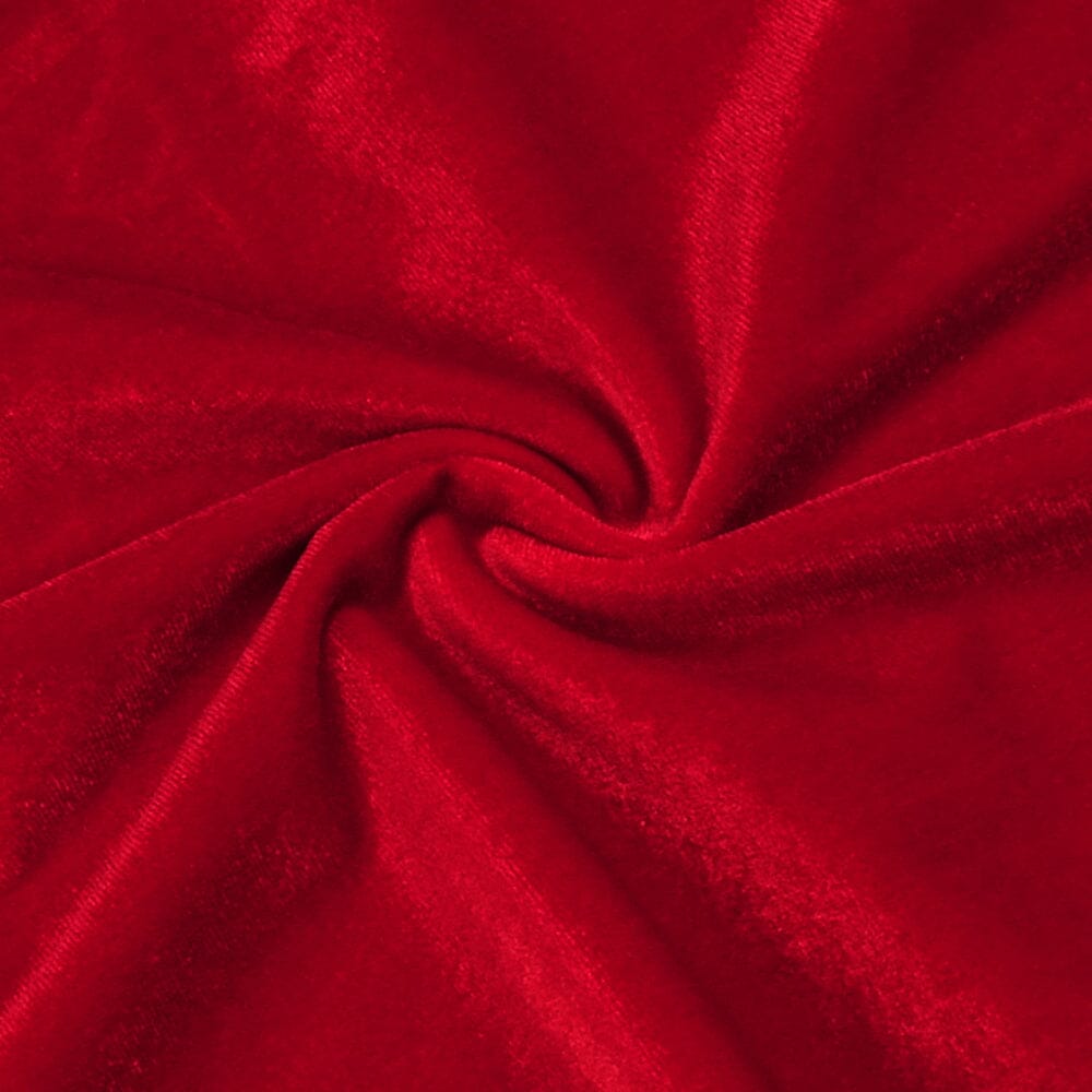 Trägerloses Korsett-Zweiteilerkleid in Rot