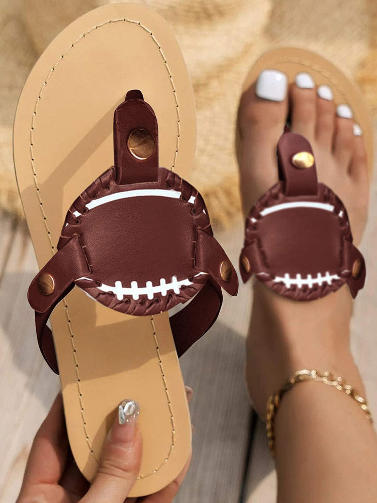 Baseball-Flip-Flop-Sandalen