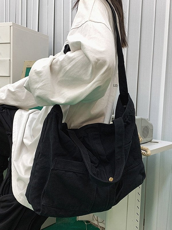 Herren-Cargo-Jeans mit gepatchten Taschen und geradem Bein