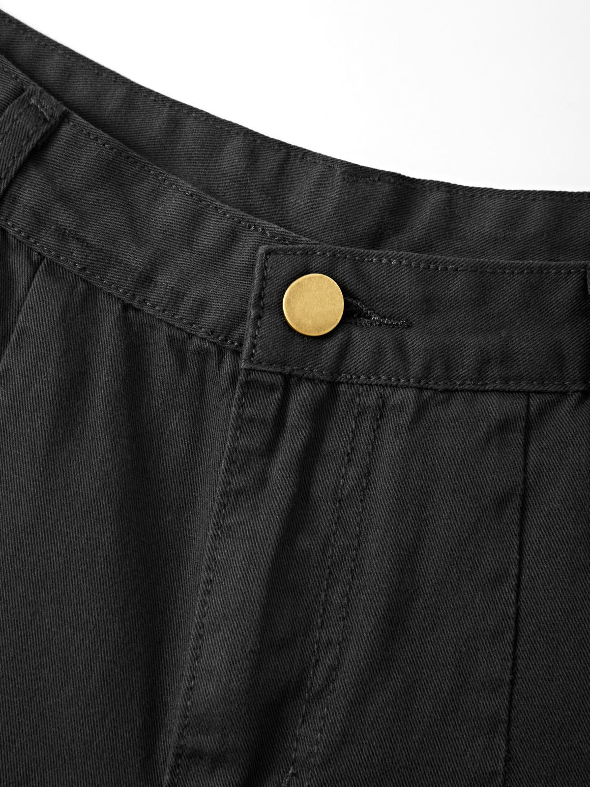 Herren-Cargo-Jeans mit gepatchten Taschen und geradem Bein