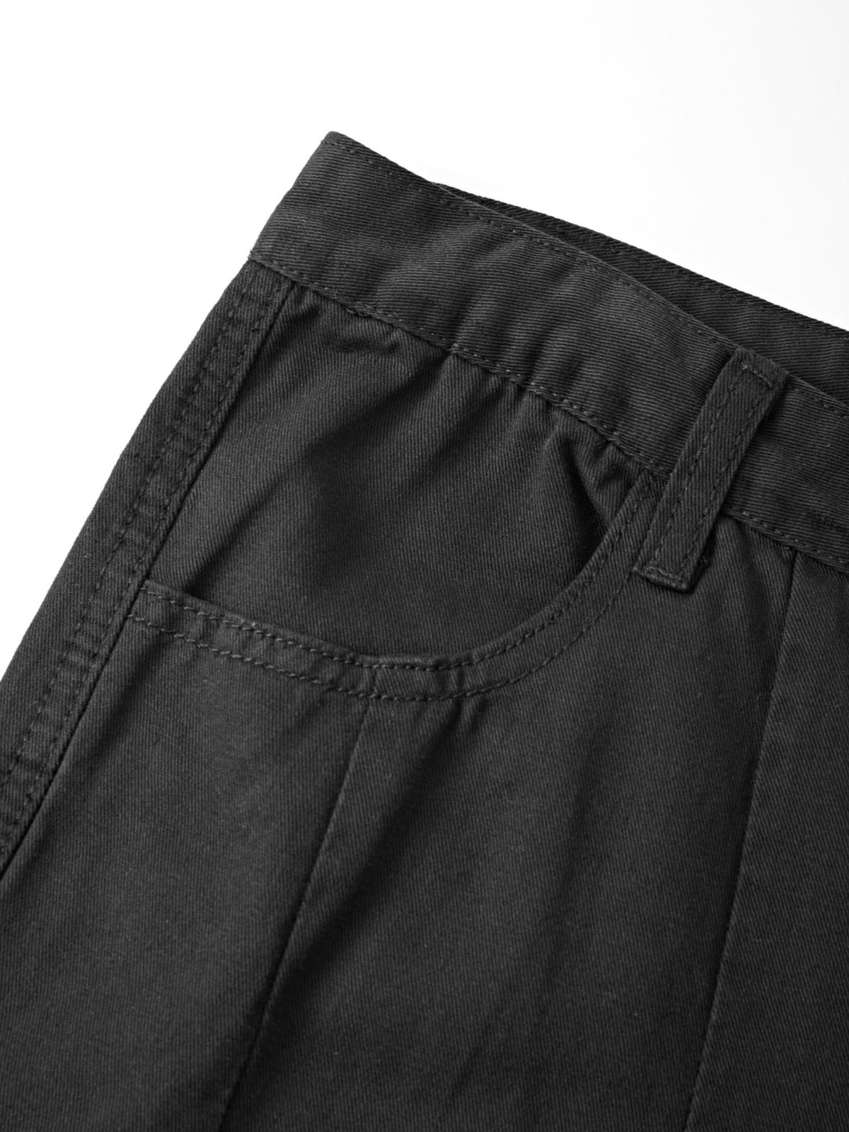 Herren-Cargo-Jeans mit gepatchten Taschen und geradem Bein