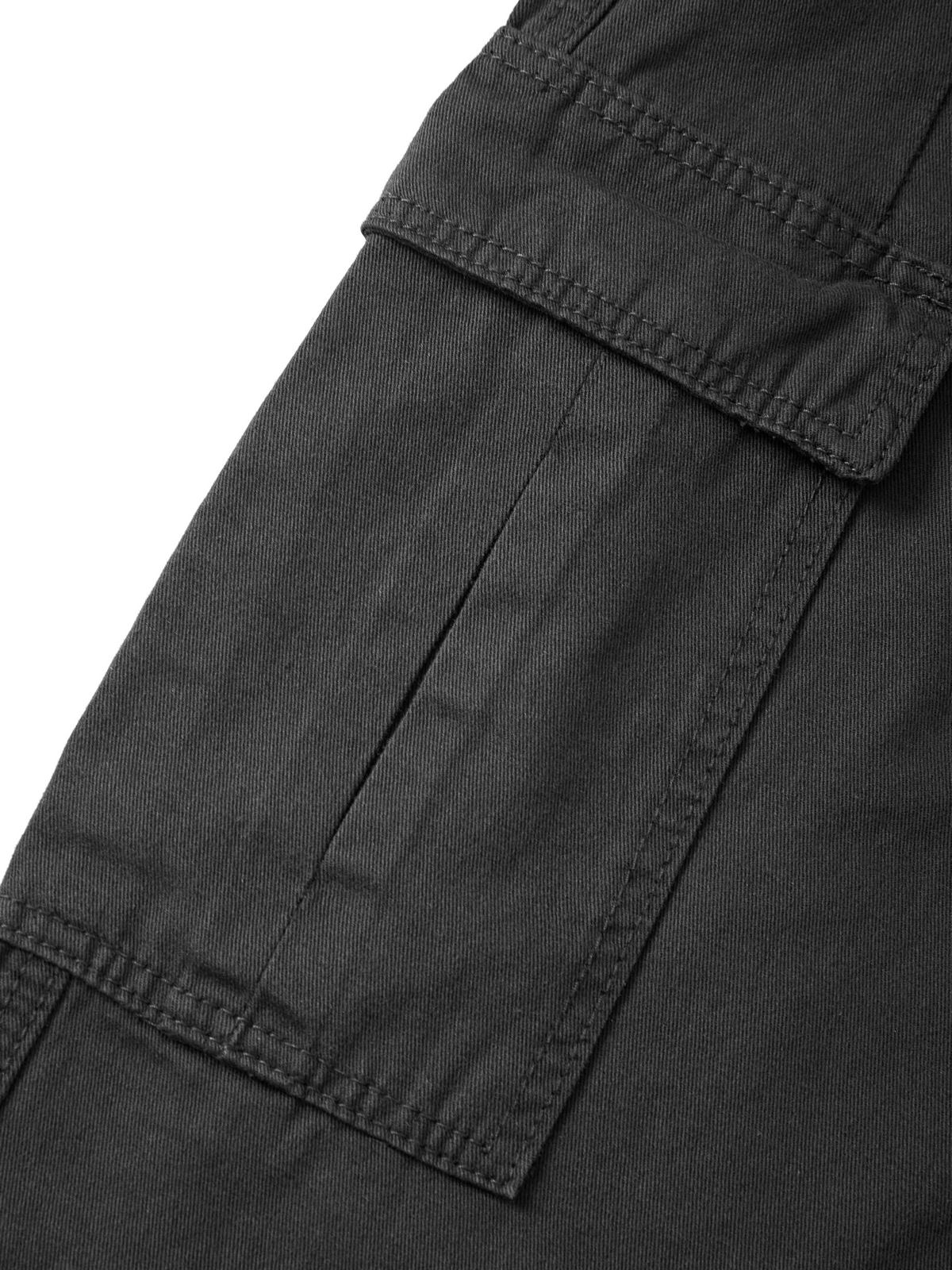 Herren-Cargo-Jeans mit gepatchten Taschen und geradem Bein