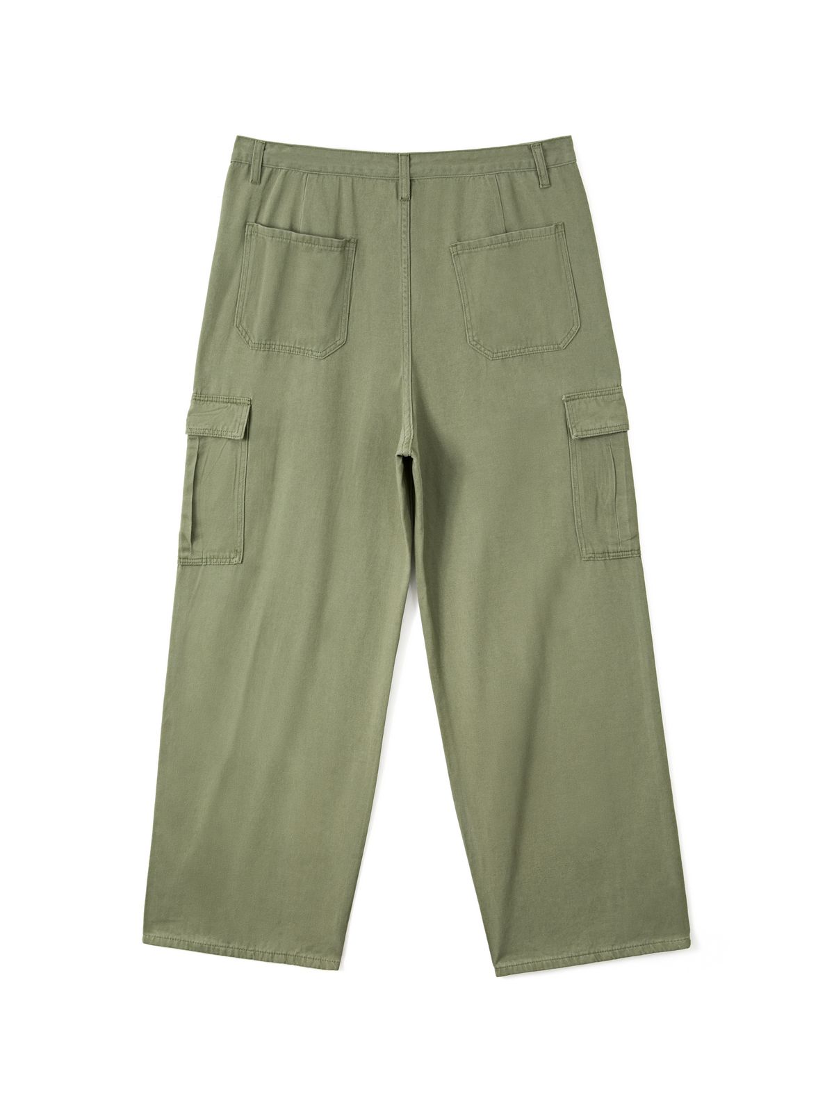Herren-Cargo-Jeans mit gepatchten Taschen und geradem Bein