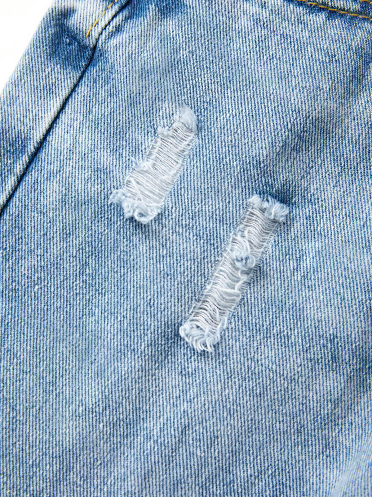 Boyfriendjeans mit geradem Bein und Basic-Waschung