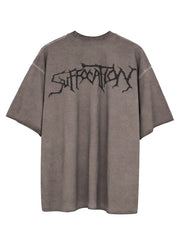 Herren Vintage Cherub Grafik T-Shirt