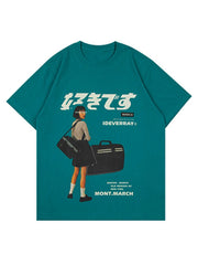 Herren-T-Shirt mit „New Time“-Print