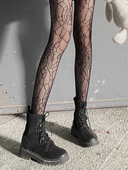 Mesh Spider Web Tights