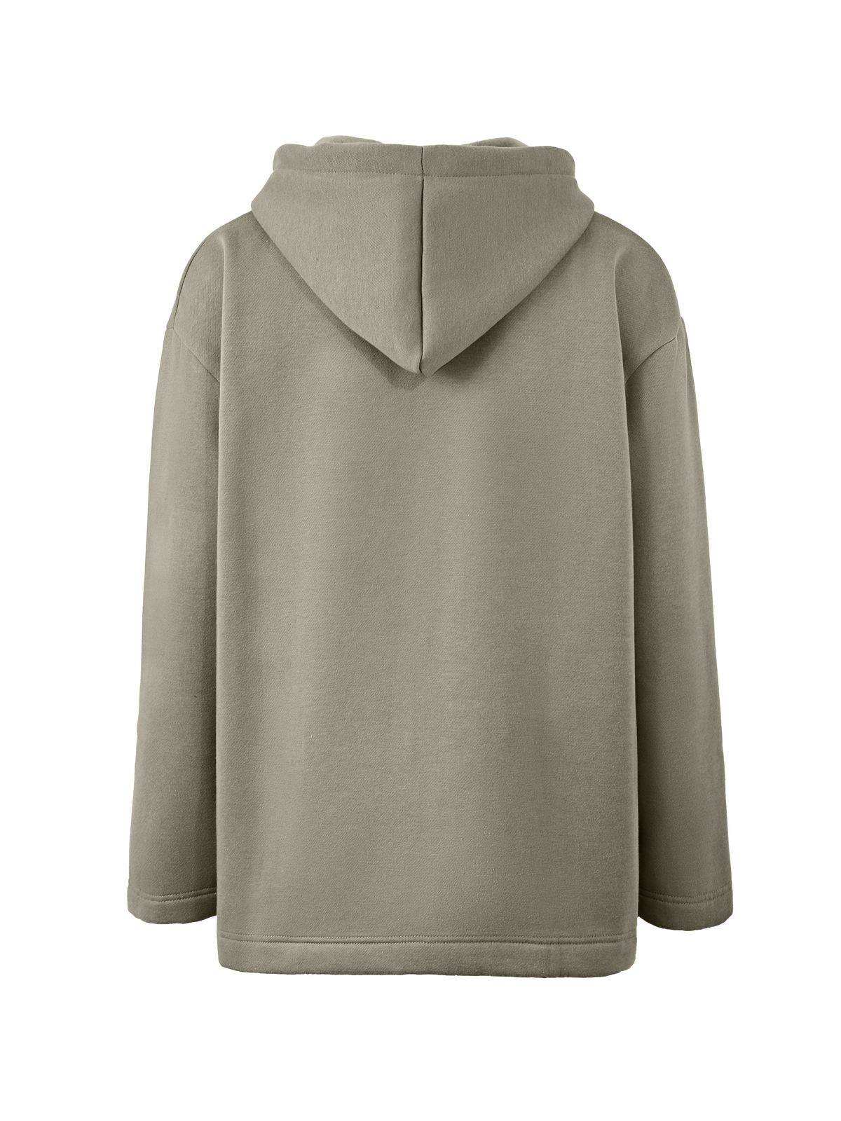 Baggy-Hoodie mit Reißverschluss im Vintage-Stil mit Stern-Patch