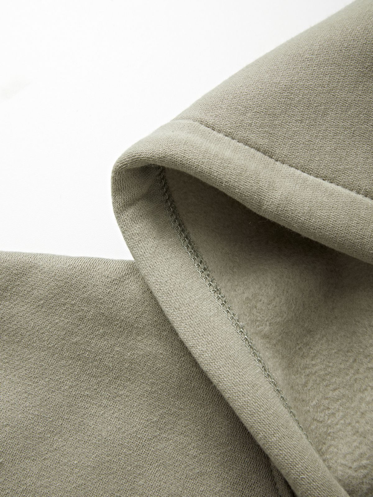 Baggy-Hoodie mit Reißverschluss im Vintage-Stil mit Stern-Patch