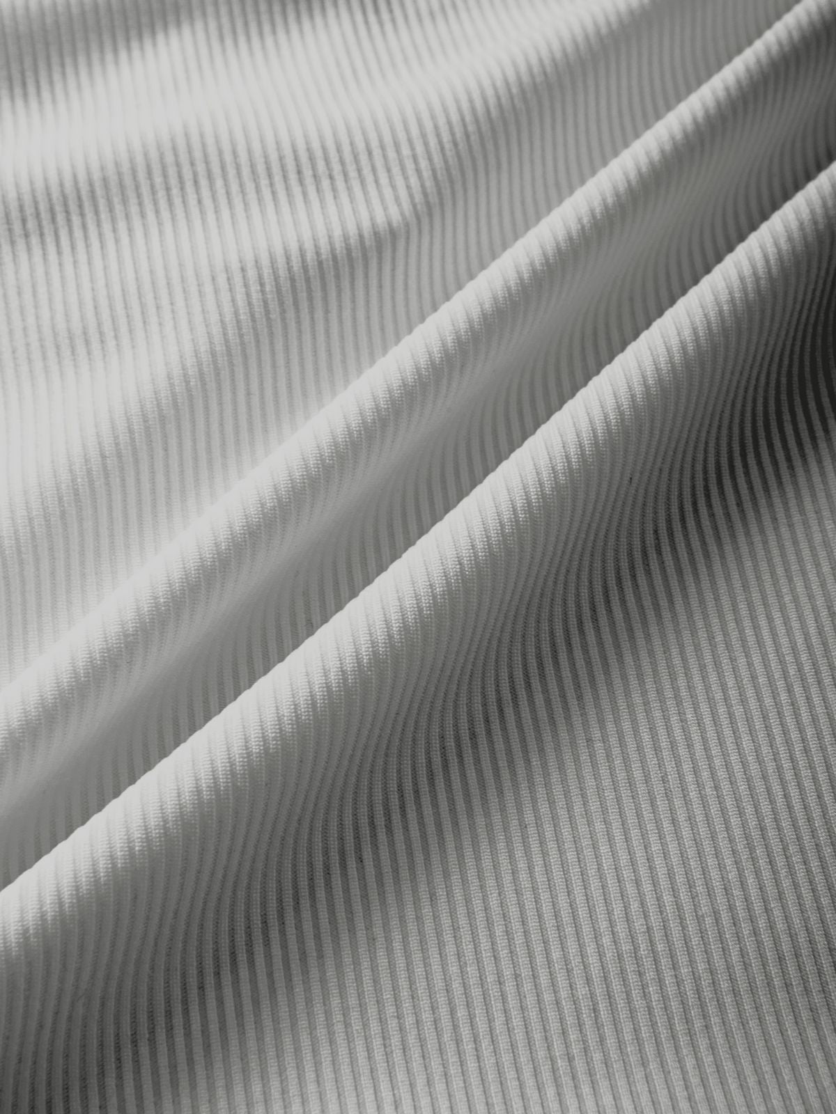 Langärmliges Crop-Top aus Rippstrick