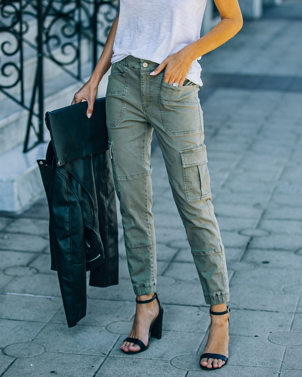 Judah Skinny-Jeans aus Baumwolle mit hohem Bund
