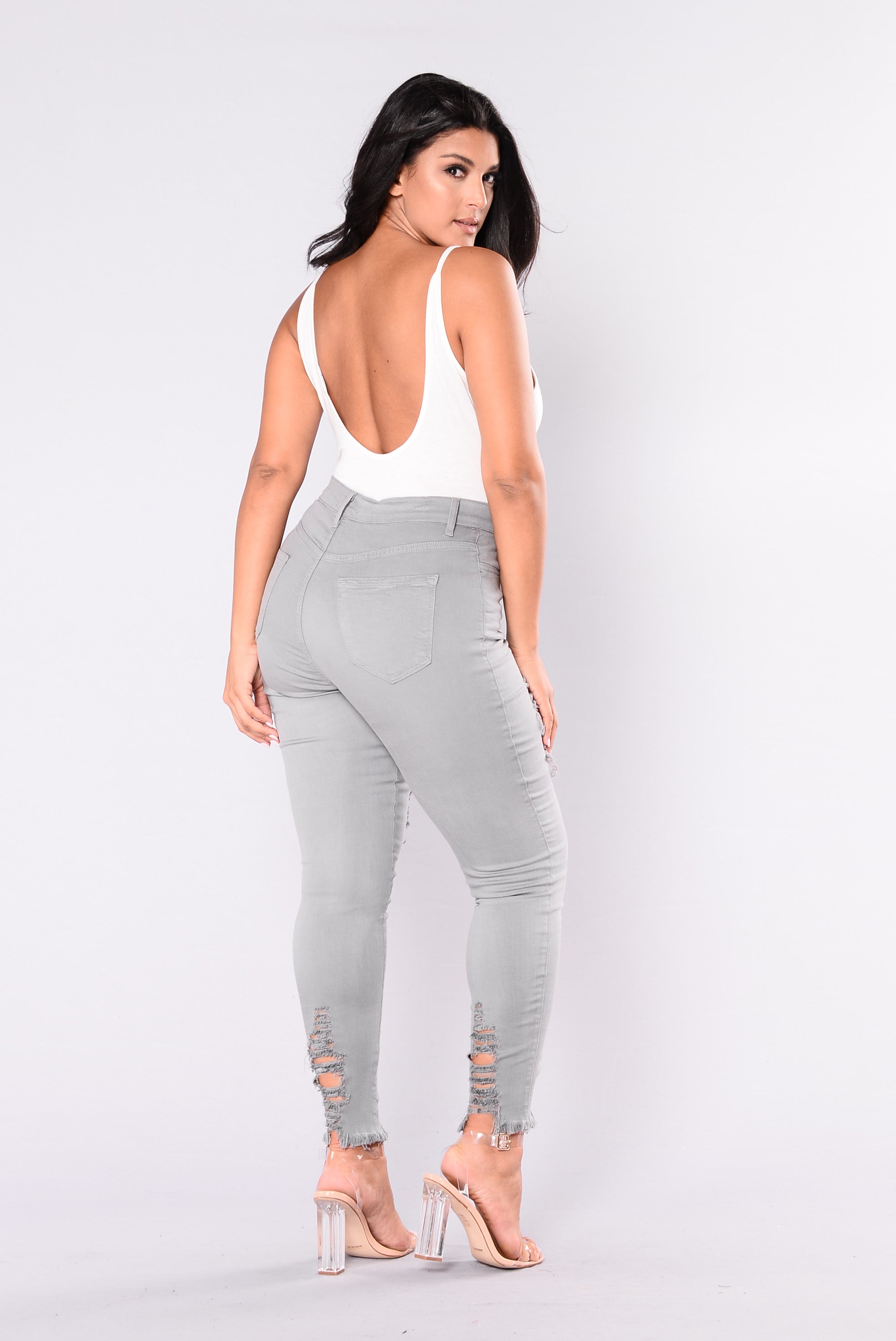 Tell Your Boy Bye Jeans - Grau