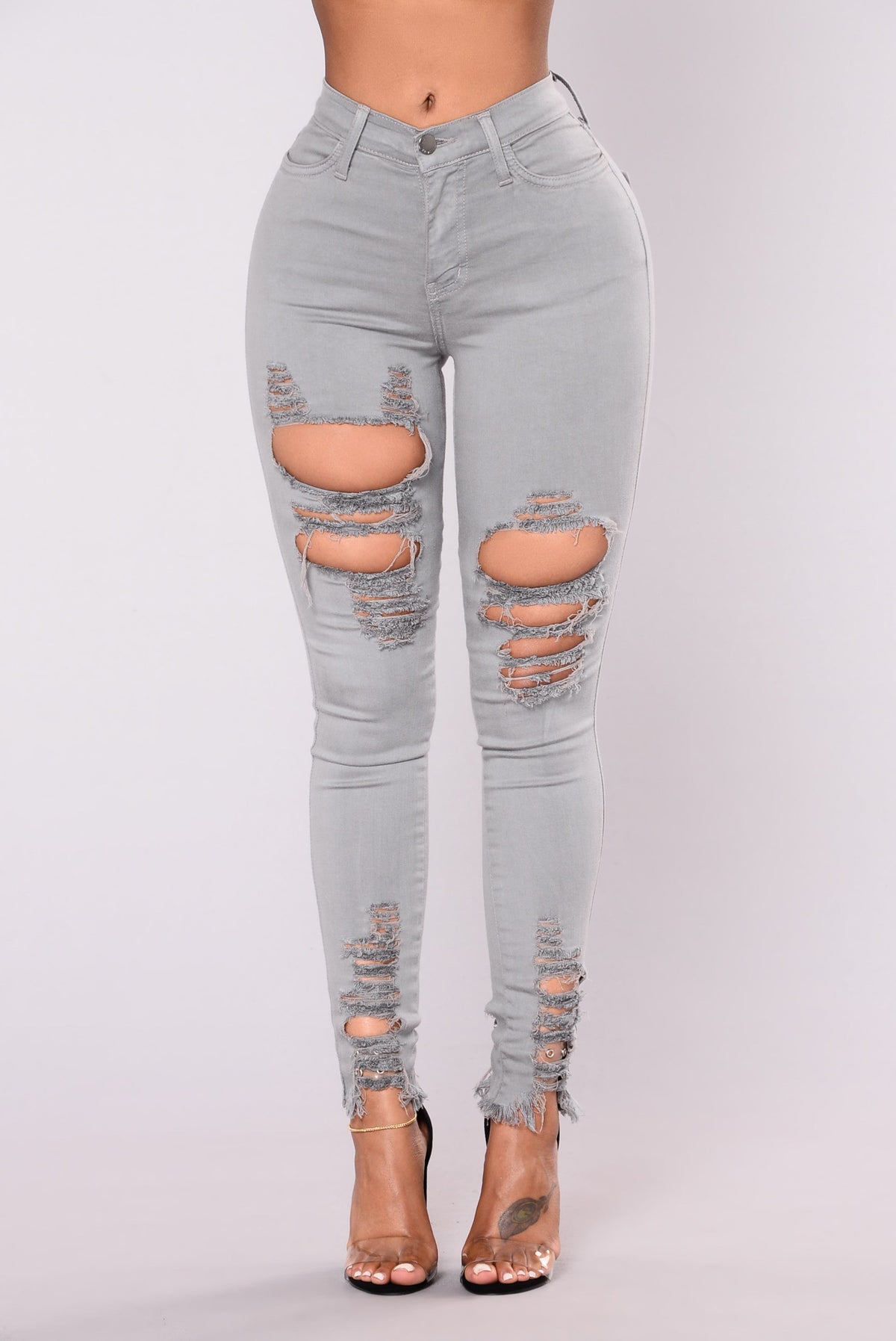Tell Your Boy Bye Jeans - Grau