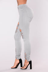 Tell Your Boy Bye Jeans - Grau