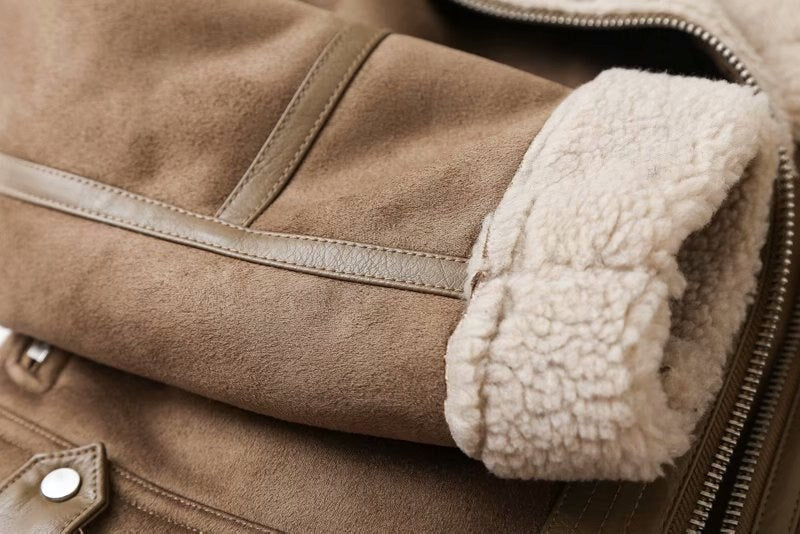 Monseratt Shearling-Jacke