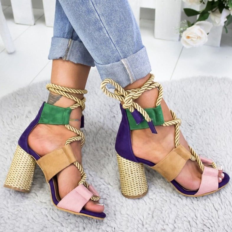 Sun Charming – Gladiator-Sandalen zum Schnüren