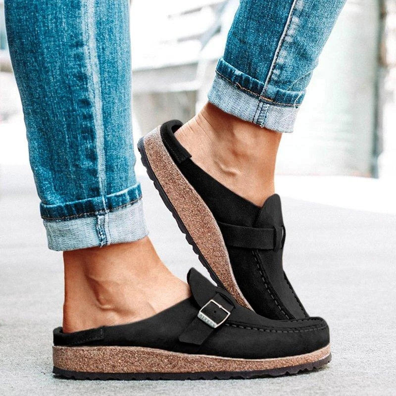 Retro Slipper zum Hineinschlüpfen