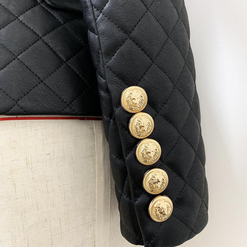 Arlene gesteppter Lederblazer