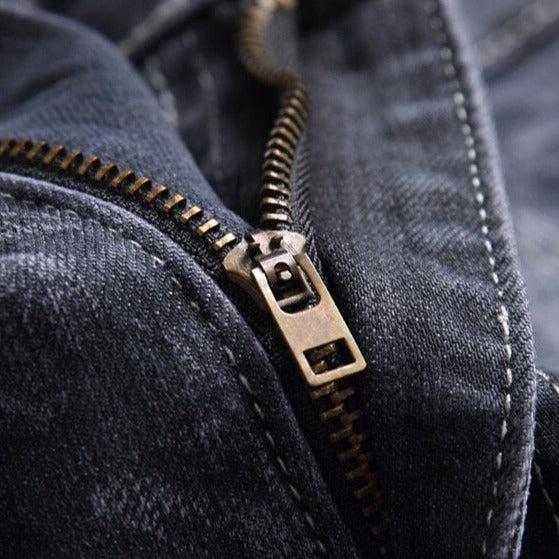 Batik-Zerrissene Jeans für Herren