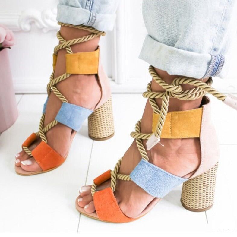 Sun Charming – Gladiator-Sandalen zum Schnüren
