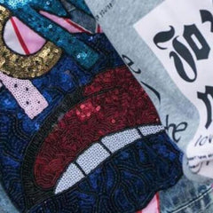 Vintage y2k denim jacket for women