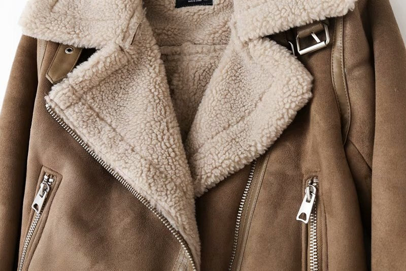Monseratt Shearling-Jacke