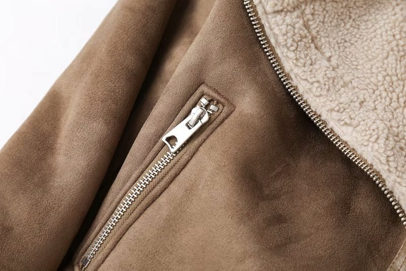 Monseratt Shearling-Jacke