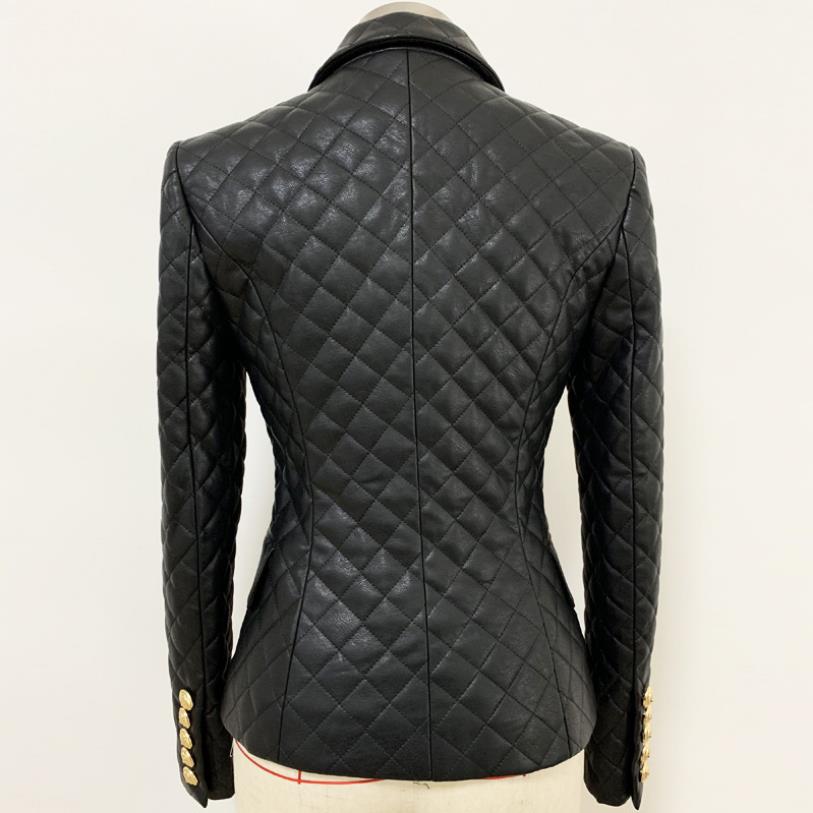 Arlene gesteppter Lederblazer