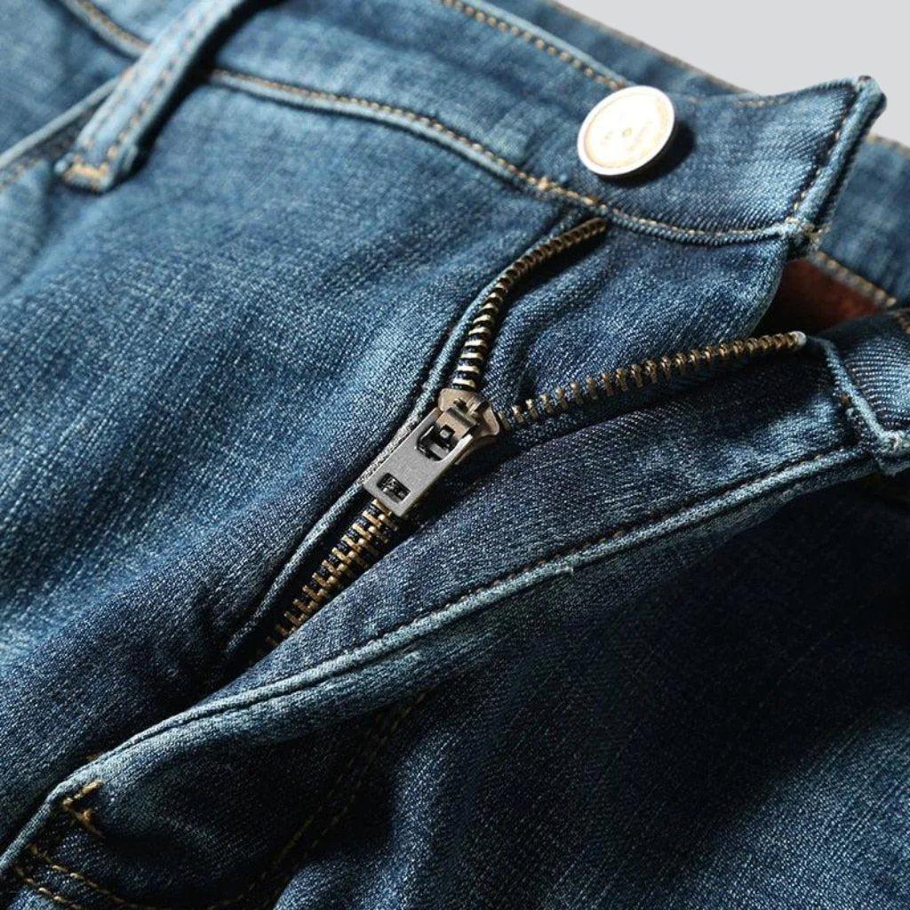 Warme Herren Baggy Jeans