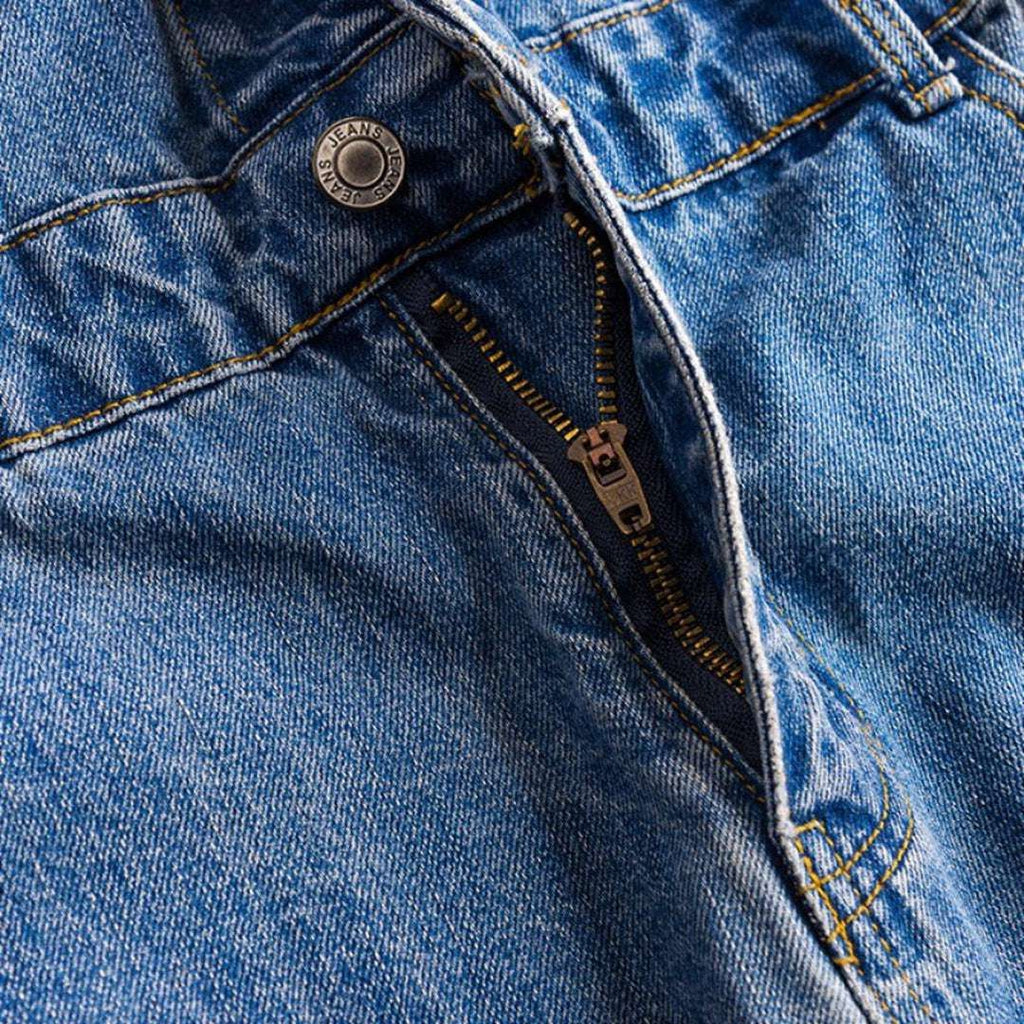 Lockerer Jeans-Overall im Used-Look für Herren