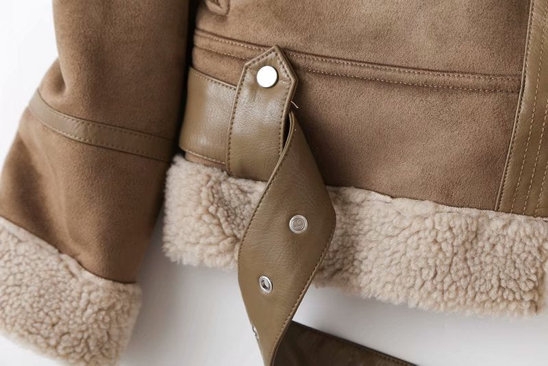 Monseratt Shearling-Jacke