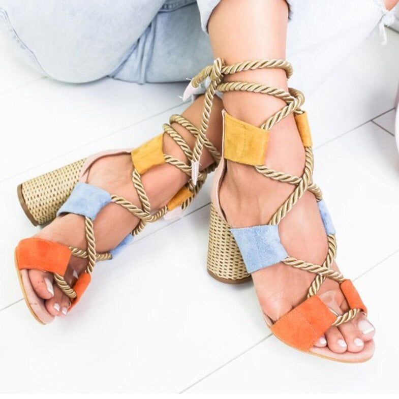 Sun Charming – Gladiator-Sandalen zum Schnüren