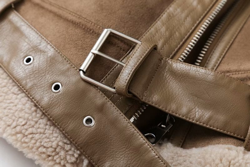 Monseratt Shearling-Jacke
