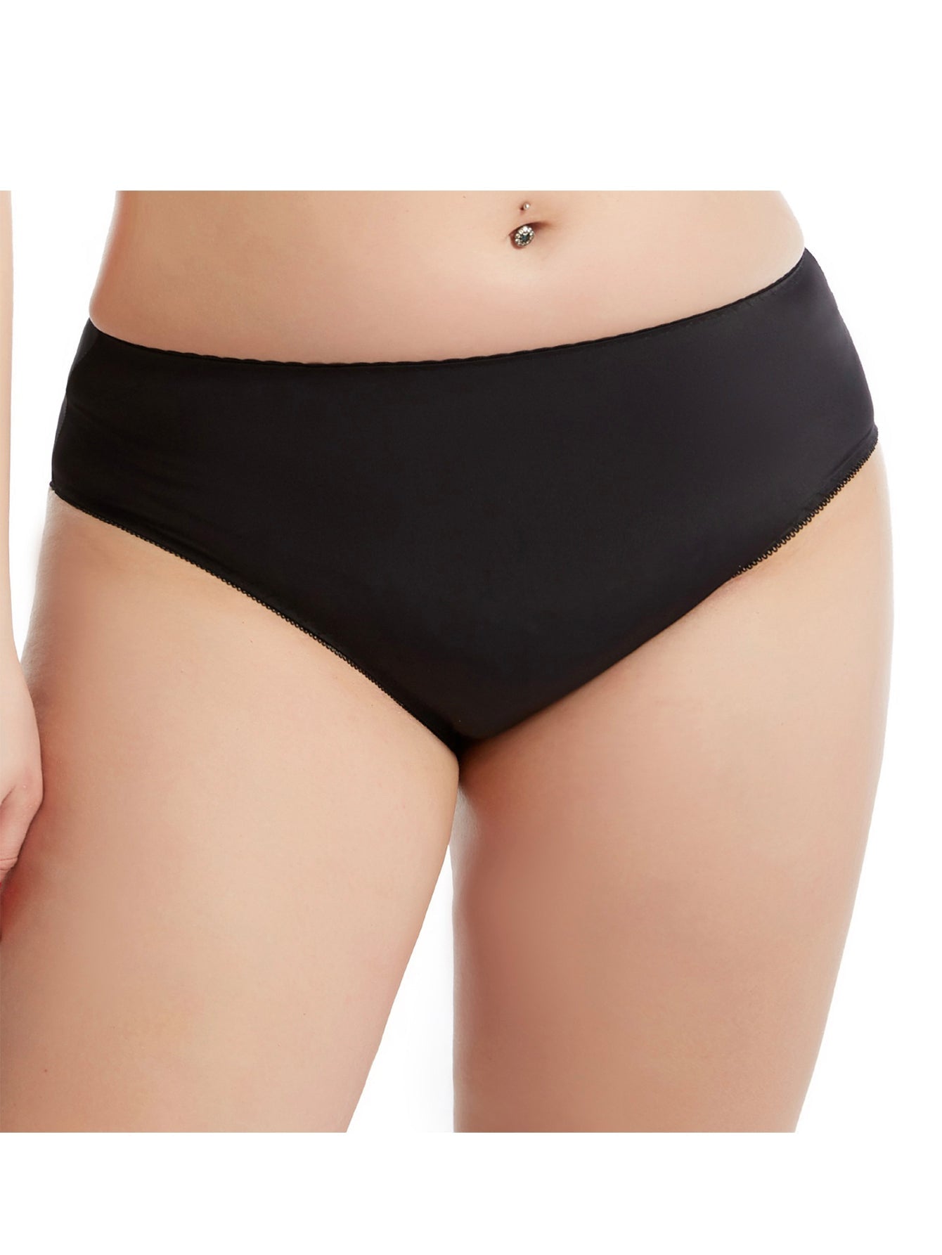 High Waist Panties for Women Underwear Ladies Big Size Briefs Traceless Plus Size Thin Satin Sexy Panties Sai Feel