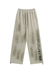 Hip Hop Graffiti Design Kordelzughose Unisex