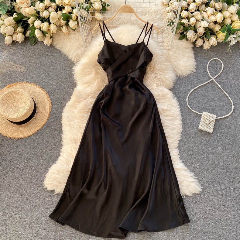 Modische süße Satin-Partykleider