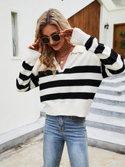 Long-sleeved Cotton Knit Top Sai Feel