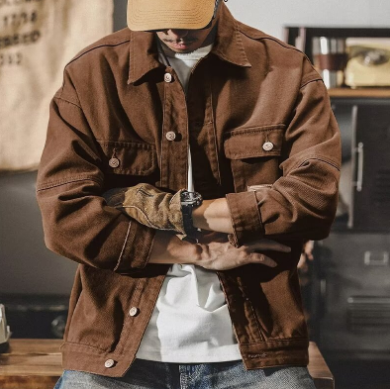 Y2k men's jeans jacket