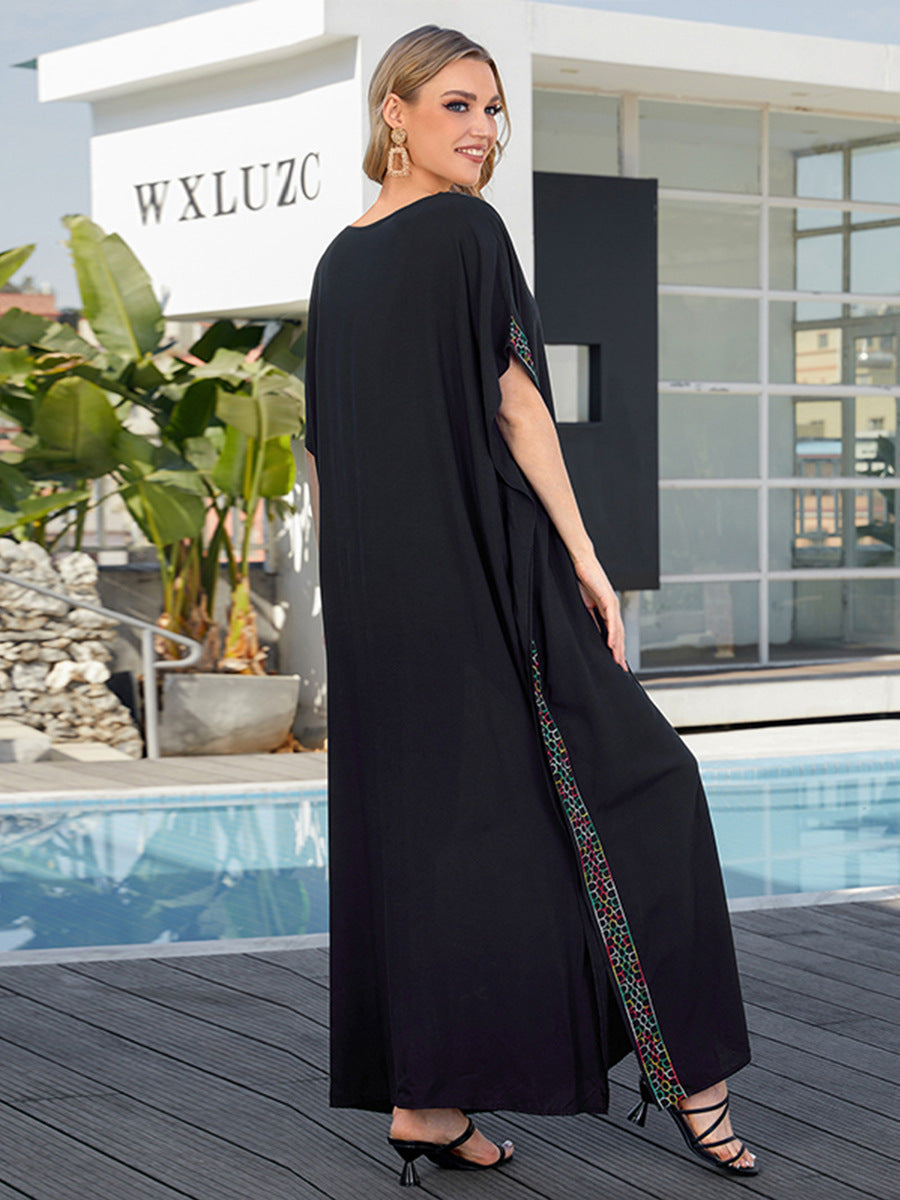 Lockeres Kaftan-Kleid „It's My Life“ aus Viskose