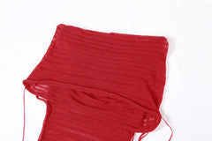 Arachne Strickweste mit Kapuze
