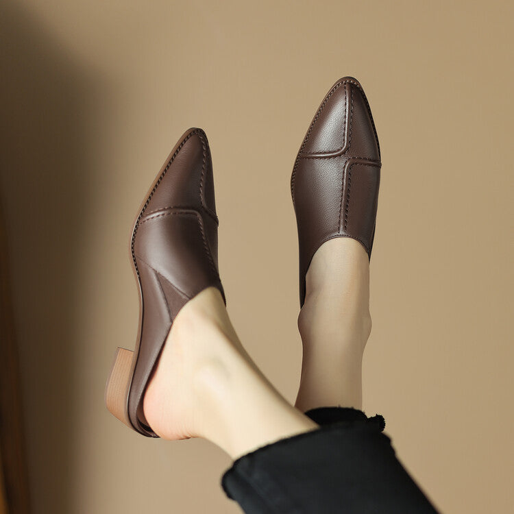 Sassa Handmade Fashion Mules Flats Newgew