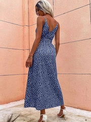 Trooper Floral Tie Strap Midi Dress