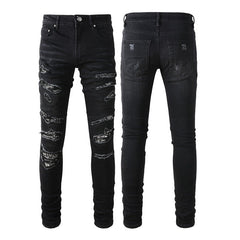 Stylische Skinny Jeans im Used-Look für Herren