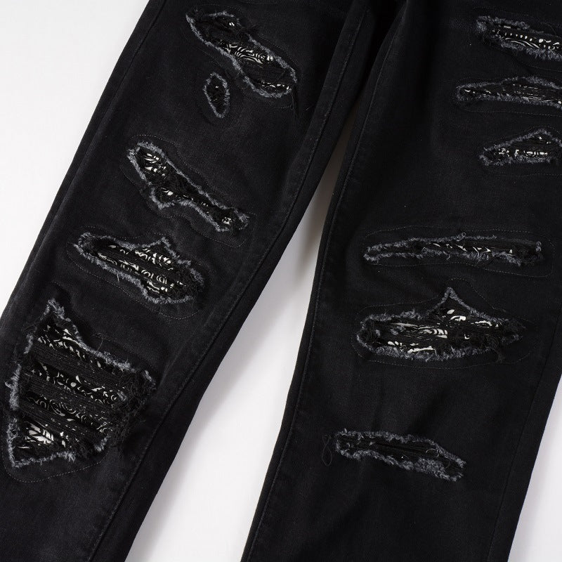 Stylische Skinny Jeans im Used-Look für Herren