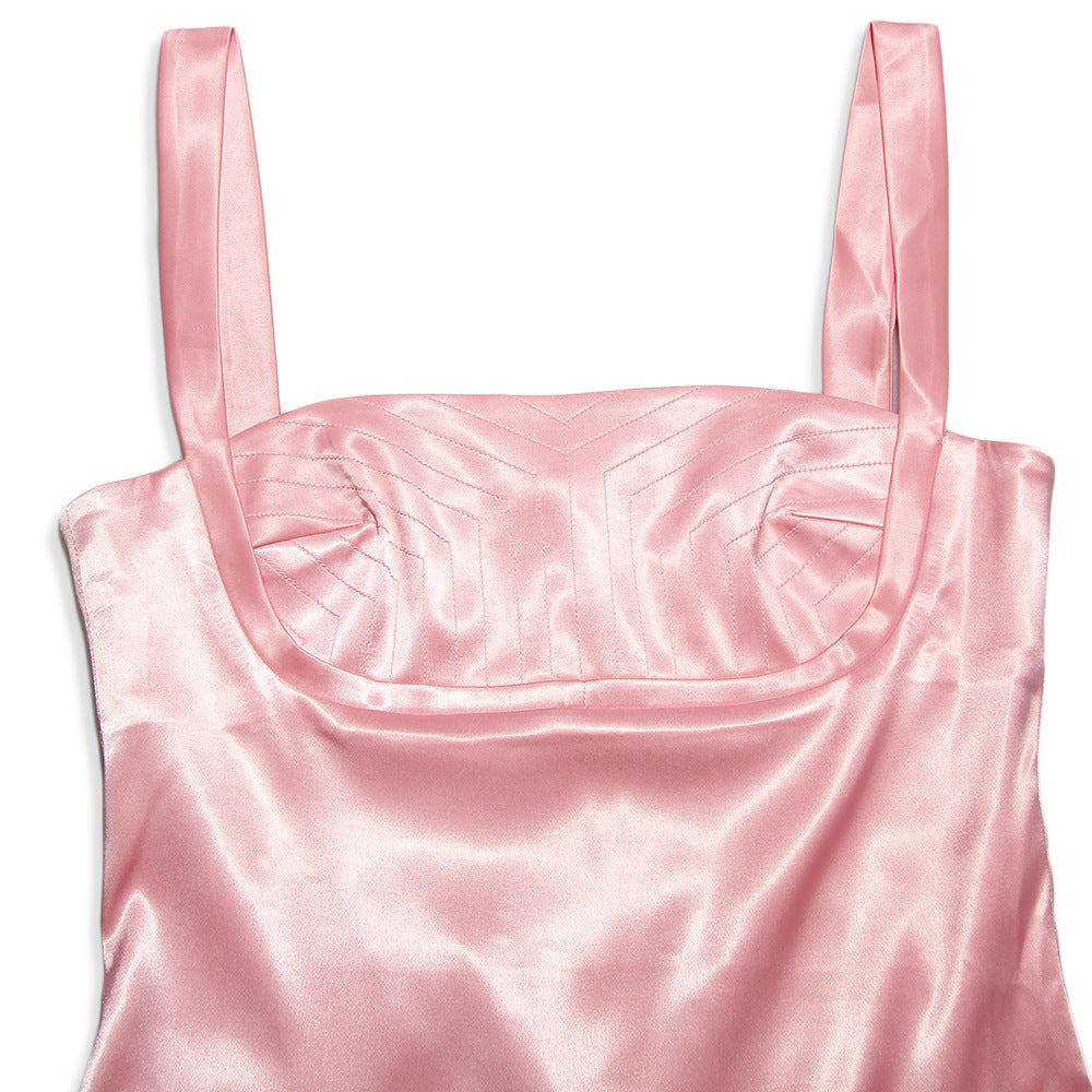 VESTIDO VINTAGE CREMA MINI - Rosa