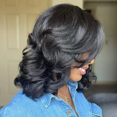 Women's long curly hair  wig